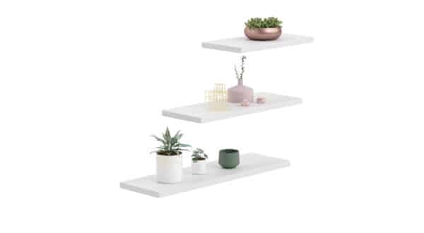 3 dalių lentyna Lewit 30x15 / 45x15 / 60x15 cm,