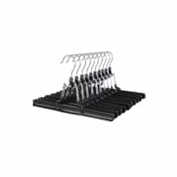 Gnybtų pakabos, 10 vienetų, juodos spalvos