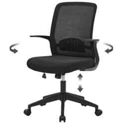 Biuro kėdė OBN032B01, juodos spalvos