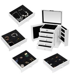 Papuošalų dėžutė JBC52WV1, baltos spalvos