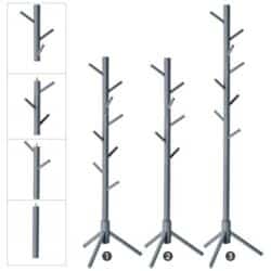 Drabužių kabykla, pilkos spalvos