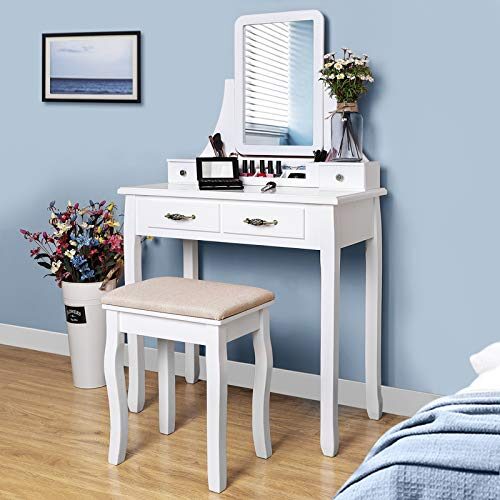 51BNRbpeR5L.jpg Kosmetinis staliukas su 2 dideliais stalčiais