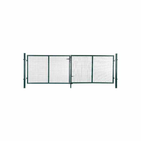 Abschliessbare-Gartentuer-aus-Metall-GGD300G-1.jpg Dvigubi vartai / sodo durys 100 x 320 cm