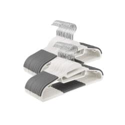 Pakabų rinkinys 50 vnt., baltos/pilkos spalvos