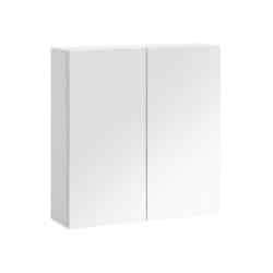 Veidrodinė vonios spintelė, baltos spalvos