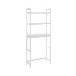 Tualeto lentyna su 3 lentynomis, balta