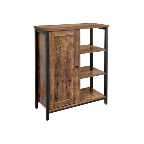 Šoninė spintelė LSC64BX, tamsiai rudos spalvos