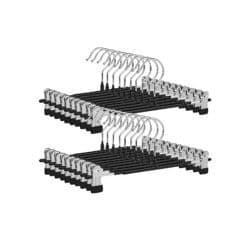 Metalinis kelnių kabyklų rinkinys 20 vnt.