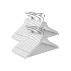 Pakabų rinkinys, 30 vnt., baltos spalvos