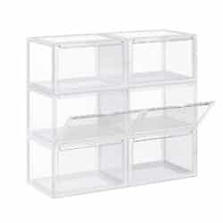 Batų dėžutės 6 vnt. iki 46 dydžio, skaidrios