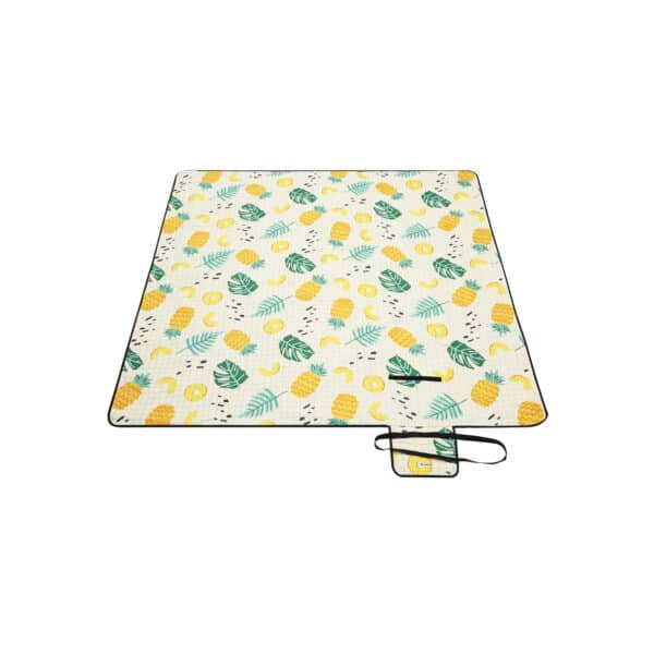 Ananasų rašto pikniko antklodė / pledas 200x200 cm