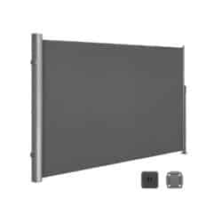 Šoninė markizė 200 x 350 cm. juodos spalvos