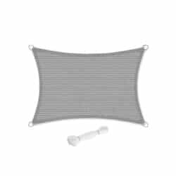 Burė nuo saulės 2 x 3 m, pagaminta iš plyšimui atsparaus HDPE plastiko