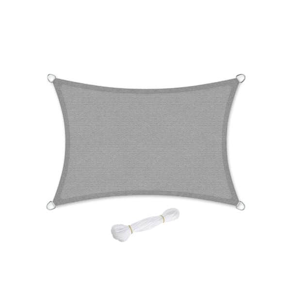 Burė nuo saulės 2 x 3 m, pagaminta iš plyšimui atsparaus HDPE plastiko