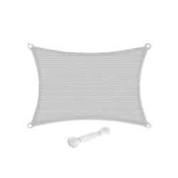 3 x 4 m saulės burė / markizė, šviesiai pilka