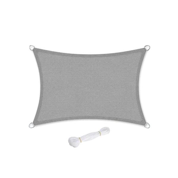 Burė nuo saulės 3 x 5 m, pagaminta iš plyšimui atsparaus HDPE plastiko