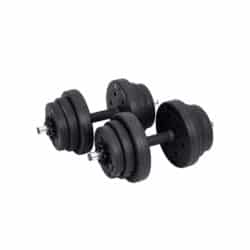 Svarmenų rinkinys 20 kg., juodos spalvos