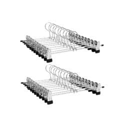 Metalinės kelnių pakabos 20 vnt.