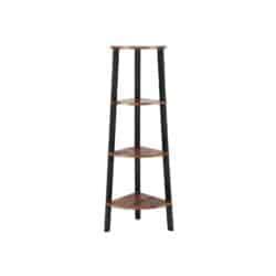 Pramoninio dizaino kampinė lentyna 4 lentynos