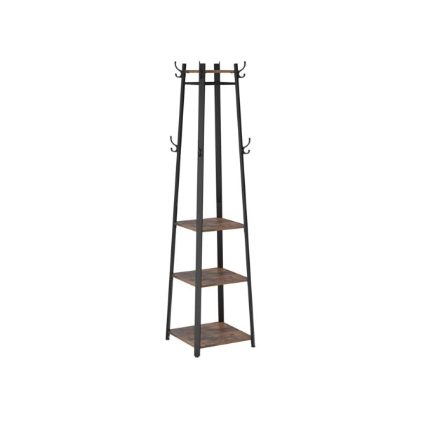 Viršutinių drabužių kabykla, rudos/juodos spalvos