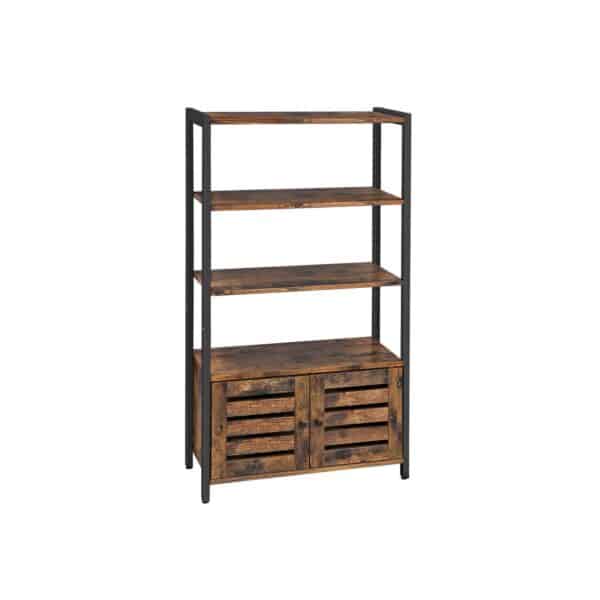 Aukšta spintelė LSC75BX 70 x 30 x 121,5 cm., rudos/juodos spalvos