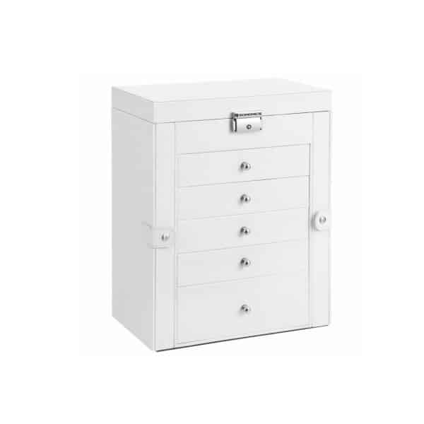 JBC152W01-1.jpg Papuošalų dėžutė JBC152W01, baltos spalvos