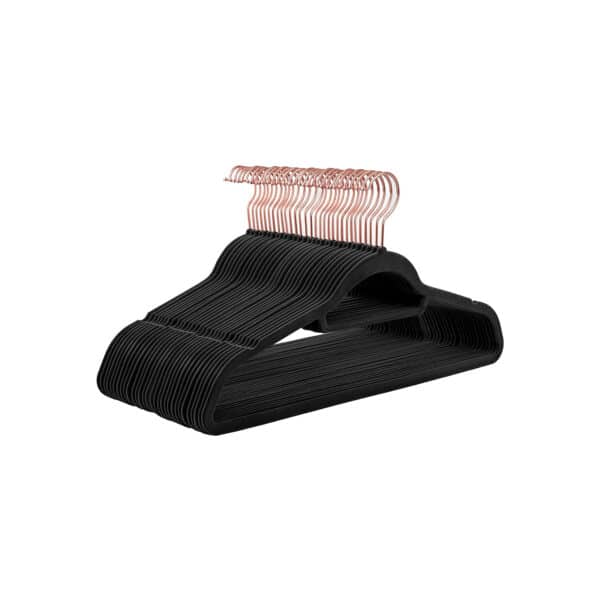 Kleiderbuegel-0,6-cm-dick-CRF21BK30-1 Pakabų komplektas 30 vnt. 0,6 cm storio