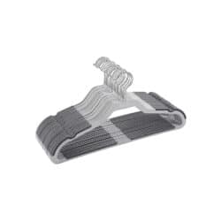 Pakabų rinkinys 20 vnt., pilkos spalvos