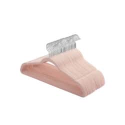 Aksominės drabužių pakabos 30vnt., 42 cm.