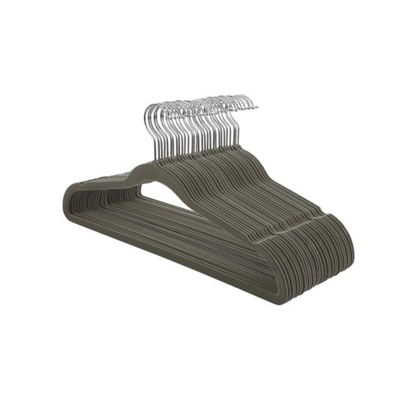 Aksominės drabužių pakabos 30 vnt.