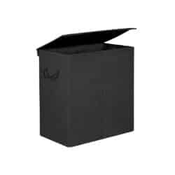 Skalbinių krepšelis 142 L talpos, juodas