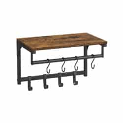 Sieninė drabužių kabykla su 8 kabliukais LCR103B01