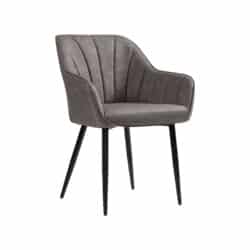 2 vnt. valgomojo kėdžių rinkinys su PU užvalkalais