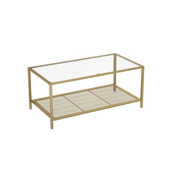 Kavos staliukas su grūdinto stiklo stalviršiu