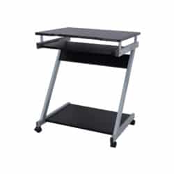 Mobilus stalas Z formos LCD811B, juodas