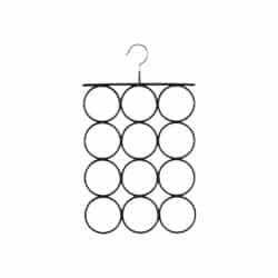 Kabykla šalikams ir skaroms, juodos spalvos