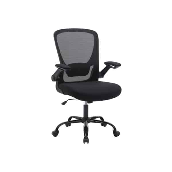 OBN37BK-1.jpg Biuro kėdė su atlenkiamais porankiais OBN37BKUK