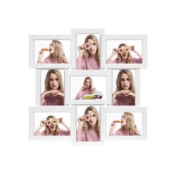 Nuotraukų rėmelių koliažas, 9 vnt.