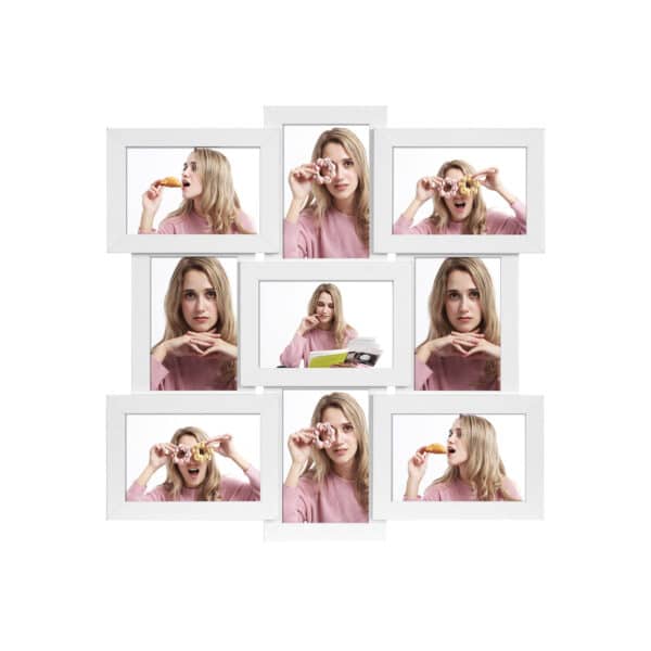 Nuotraukų rėmelių koliažas, 9 vnt.