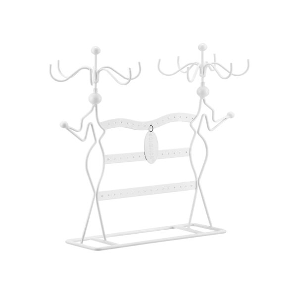 Schmuckstaender-Feminin-Weiss-JDS78W-1.jpg Stilingas papuošalų stovas JDS78W, baltas