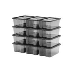 Batų dėžučių rinkinyje 12 vnt..