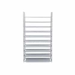 Batų lentyna 100 x 29 x 175 cm., pilkos spalvos