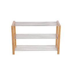 Batų lentyna iš nerūdijančio plieno 80 x 50 x 30 cm.