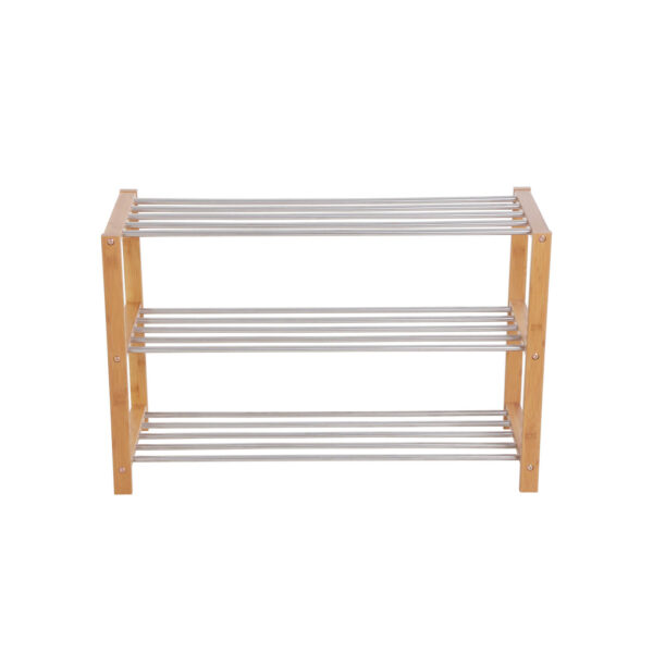 Batų lentyna iš nerūdijančio plieno 80 x 50 x 30 cm.