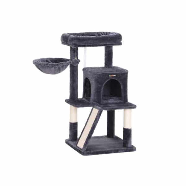 Side-Basket-Cat-Tree-PCT51G-1.jpg Draskyklė namelis 96 cm., pilkos spalvos