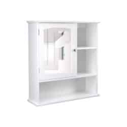 Pakabinama veidrodinė spintelė 60 x 18 x 64 cm vonios kambariui