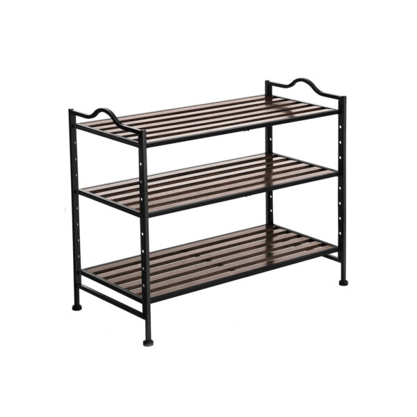 Stapelbares-Schuhregal-3-Ebenen-LMR13BX-1.jpg Sukraunama 3 lygių batų lentyna