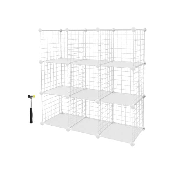 Lentynos, 9 skyrių, baltos spalvos