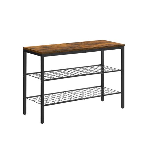 Batų lentyna, ruda/juoda