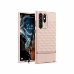 Spigen – Caseology Parallax dėklas, skirtas Samsung Galaxy S22 Ultra (rožinis)